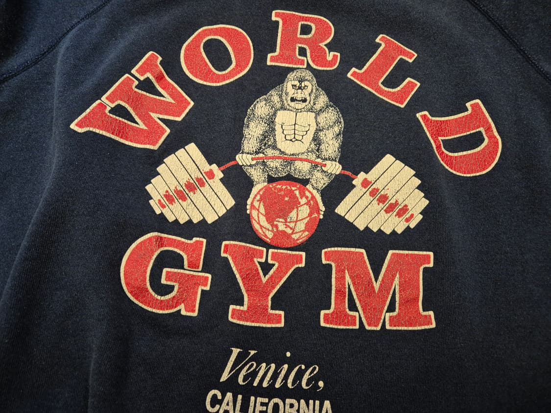 90s WORLD GYM 스웻 셔츠 상품이미지3