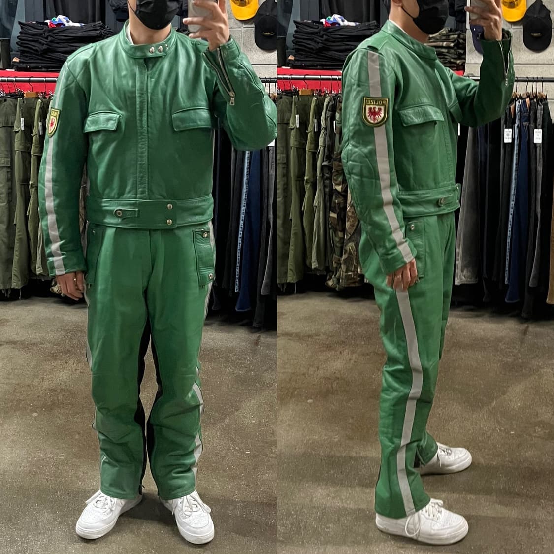 90s 독일 폴리자이 모터싸이클 슈트 상품이미지9