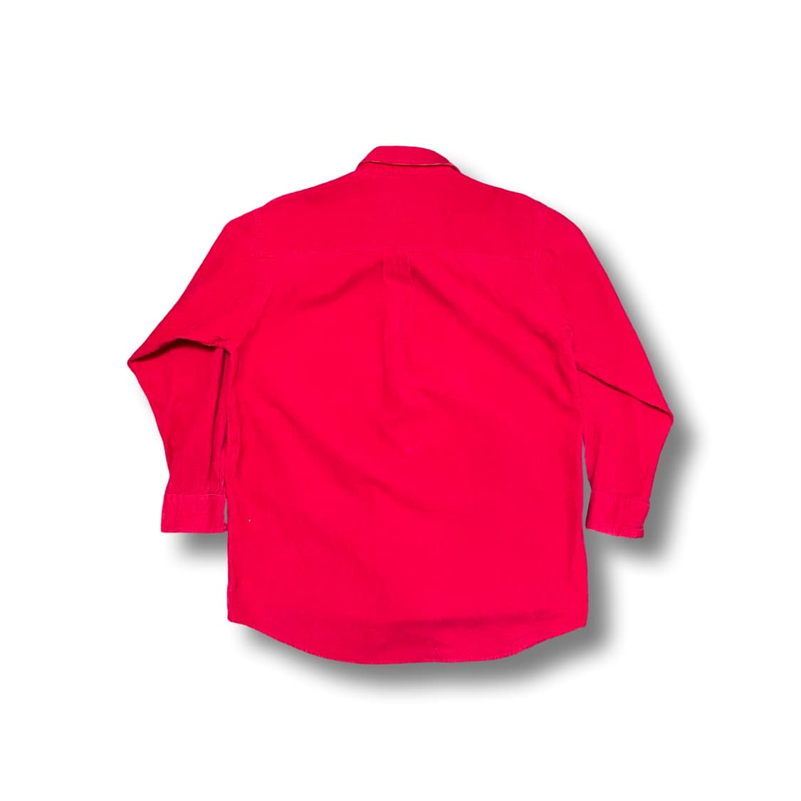 [M] 빈티지 레드 코듀로이 남방 셔츠 상품이미지3