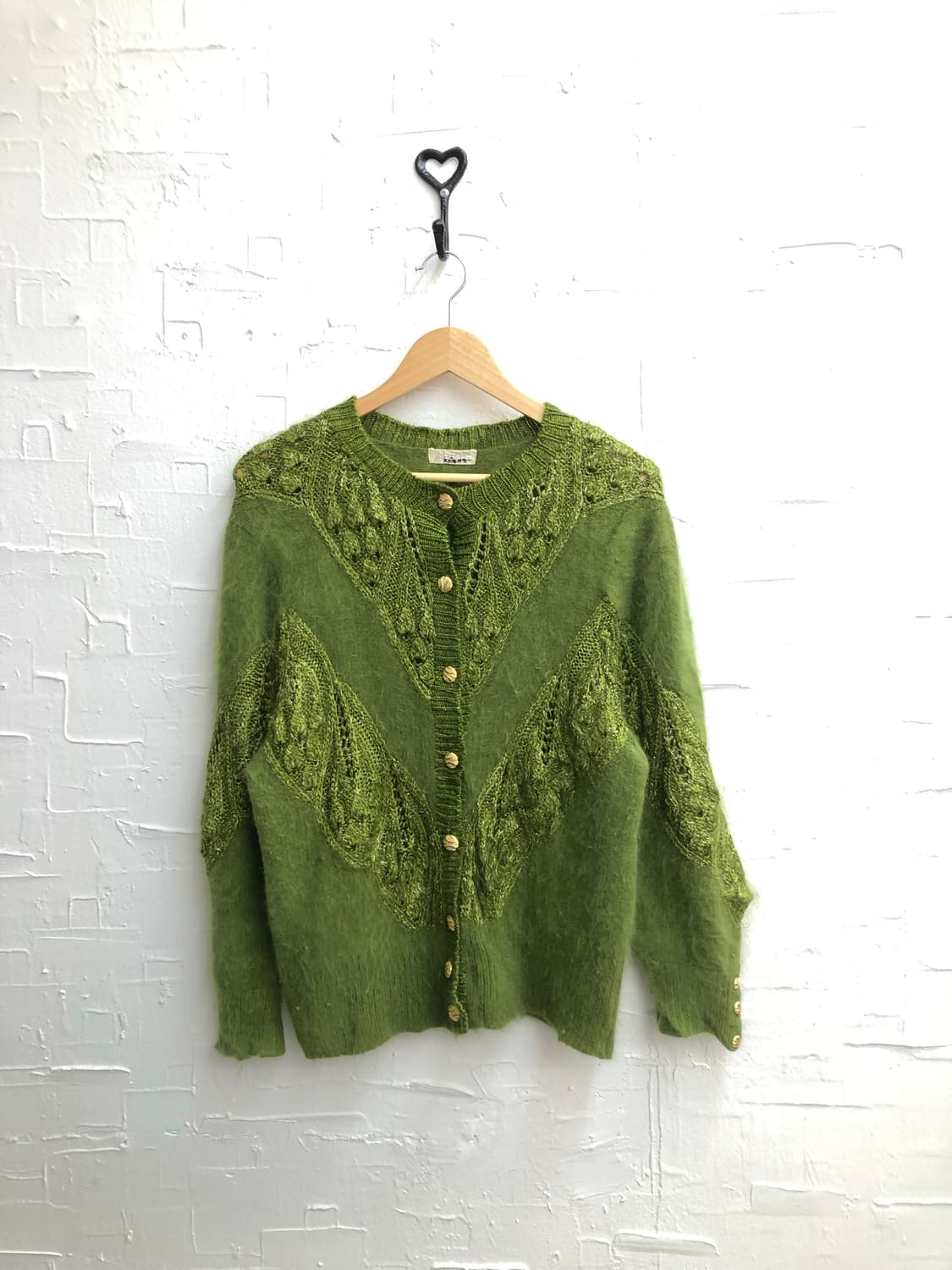lime green cardigan 상품이미지4