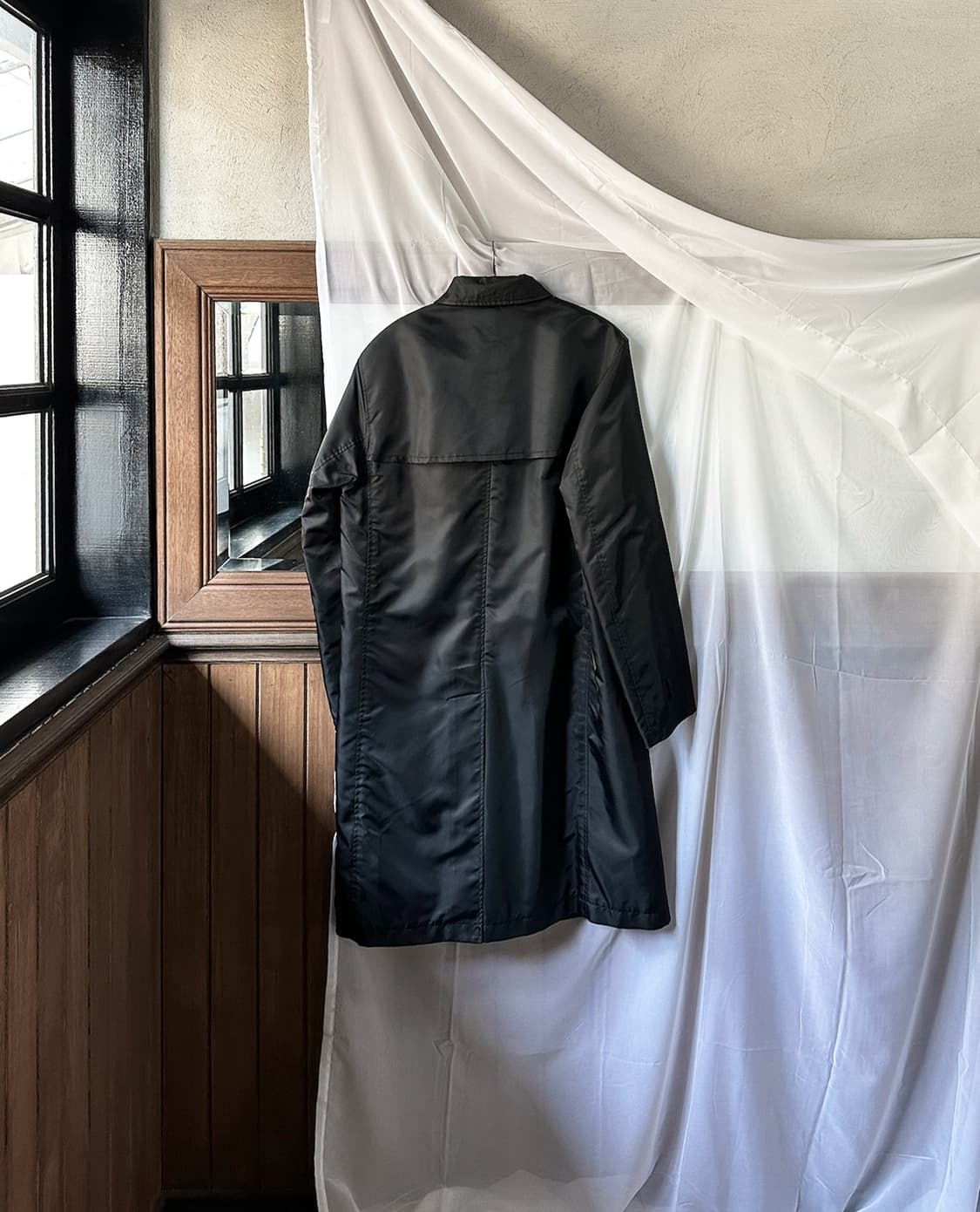 DKNY nylon minimal trench coat 상품이미지7