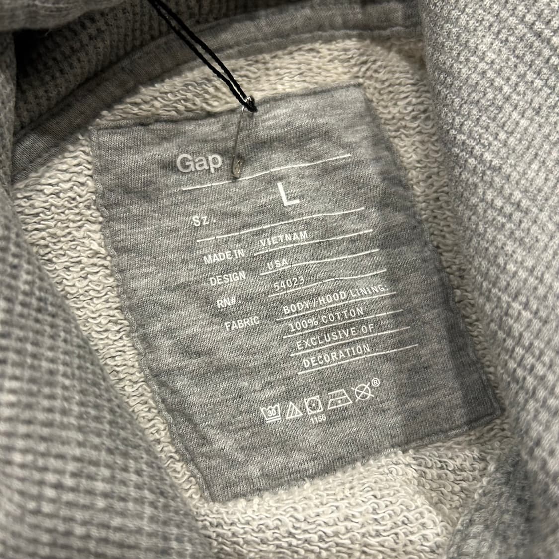 [L] GAP 갭 샌프란시스코 스웻 후드티 그레이 A488 상품이미지5