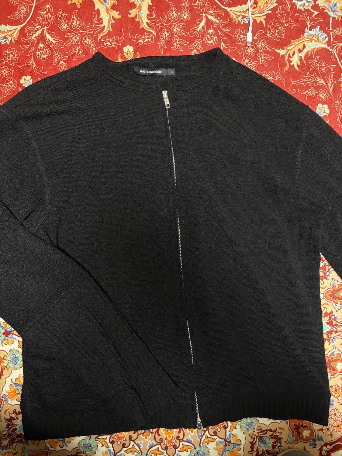 해칭룸 레이어 가디건  블랙  상품이미지1