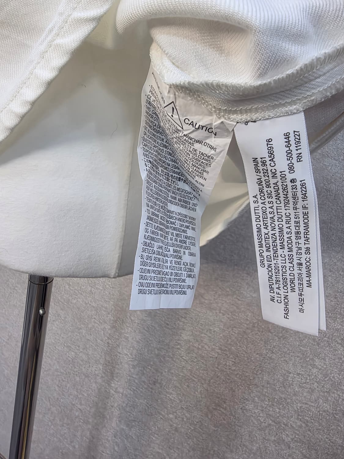 마시모두띠 슬리브리스 포켓 탑 나시 Massimo Dutti 상품이미지10