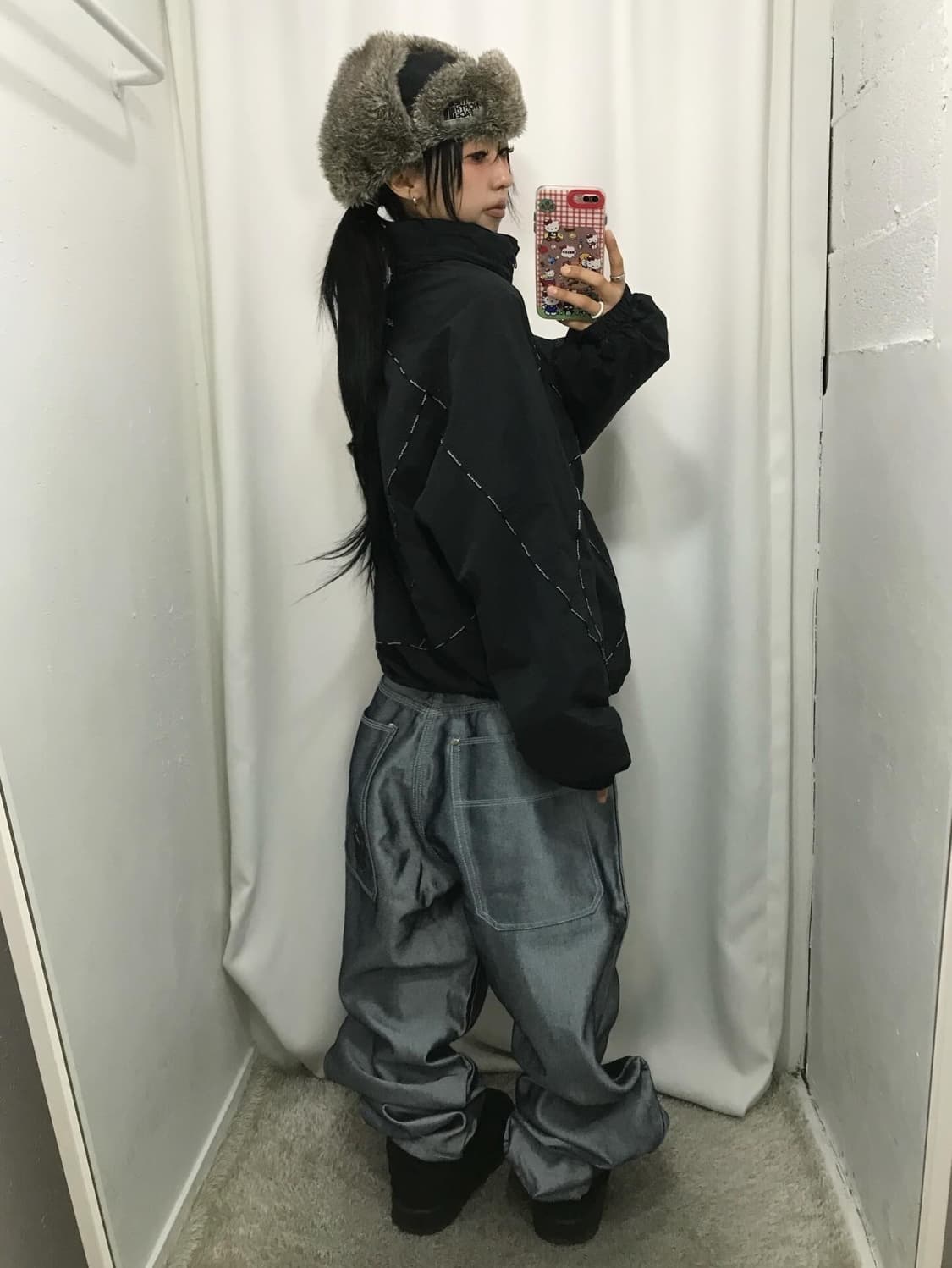 슈프림 로고 타이핑 후드 트랙 자켓 - 23Fw  상품이미지4