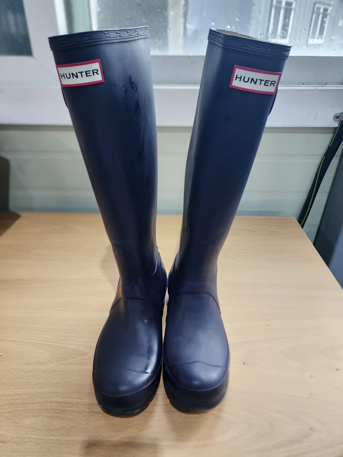 헌터 레인부츠 롱부츠 네이비색상 UK4 235CM 상품이미지1