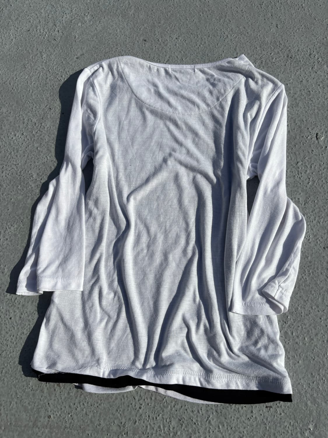 “Sorridere”Y2K Print Layered Sleeve 상품이미지6