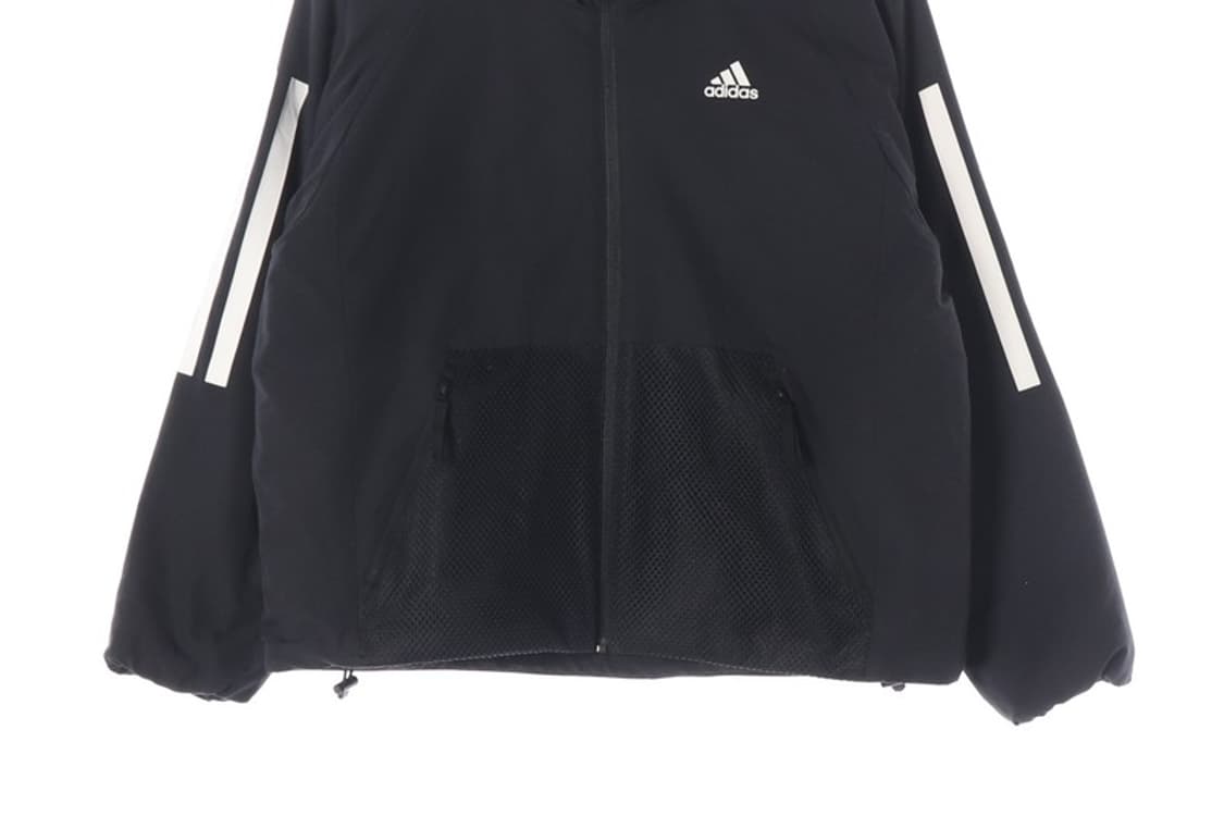 아디다스 W BTS 3S 후드 패딩 자켓 블랙 M 상품이미지5