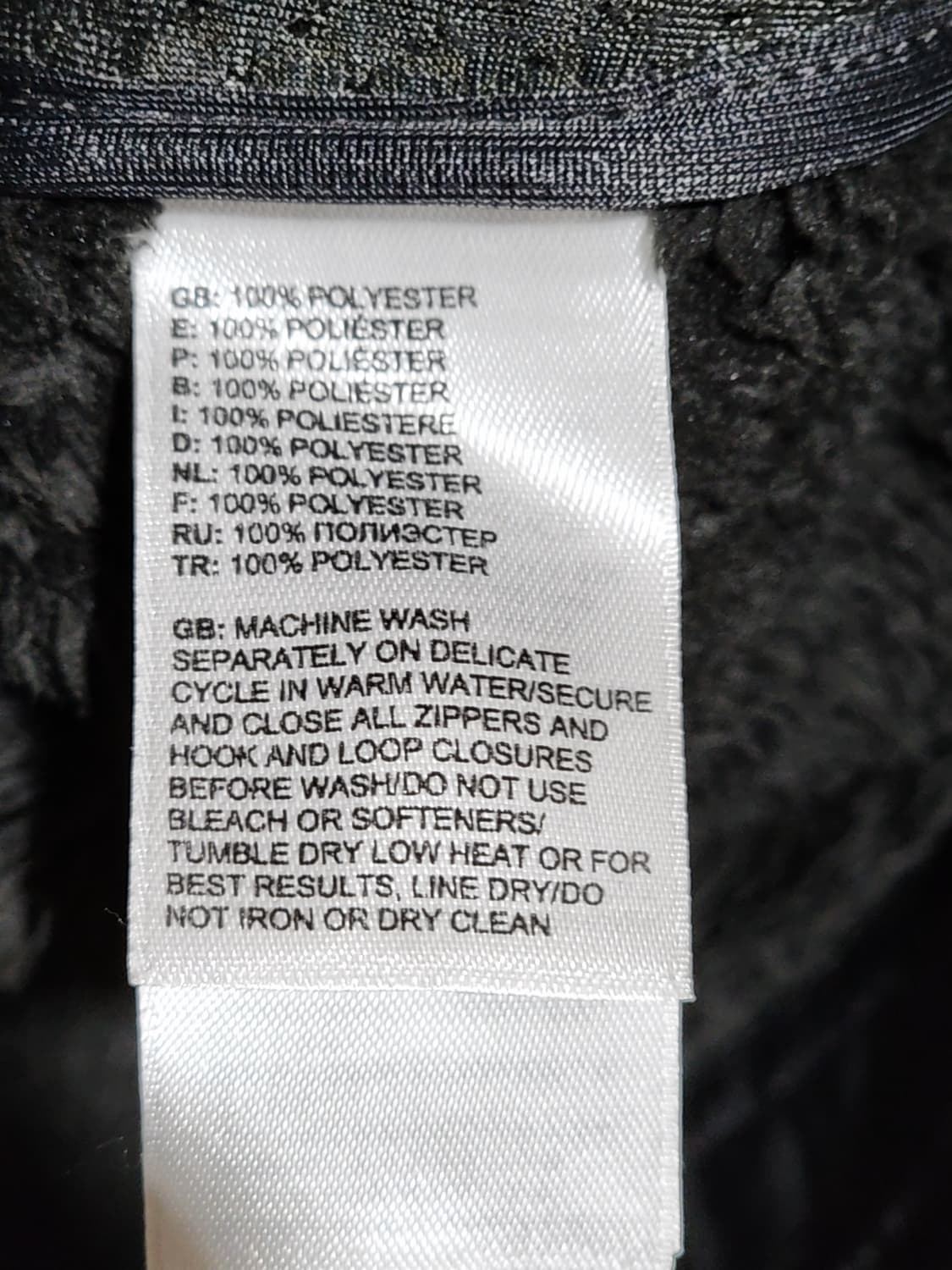 (S) 노스페이스 플리스 점퍼 배색 뽀글이 후리스 후드자켓  상품이미지5