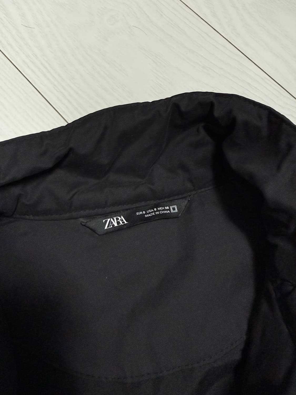 ZARA 자라 패딩 점퍼 블랙 상품이미지5