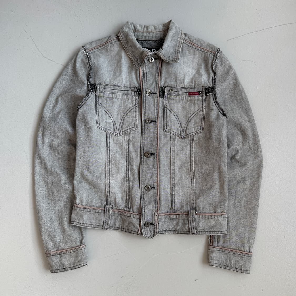 돌체앤가바나 90s 아카이브 인사이드아웃 트러커 데님자켓 상품이미지2