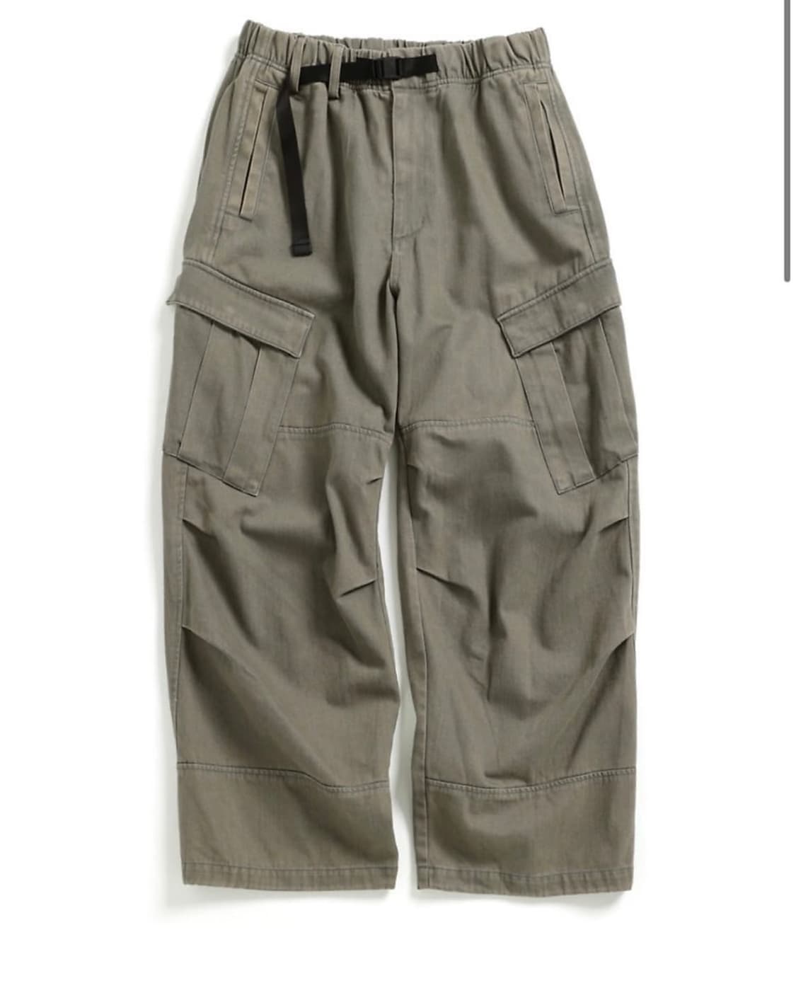 (L) 해칭룸 밀팬츠 워시드 올리브 상품이미지1