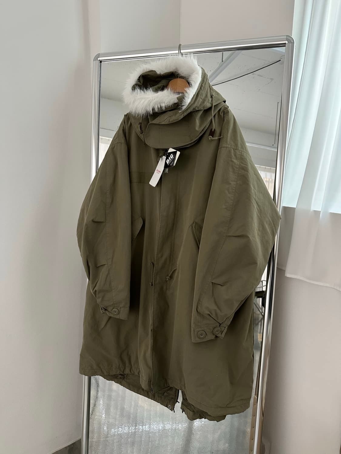 빔즈 M-65 M-51 개파카 피쉬테일 후드 퍼 야상 모즈코트 퀄팅 상품이미지1