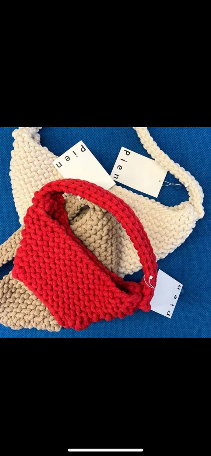 Pien Studios 체리 니트 가방 (M) 상품이미지2