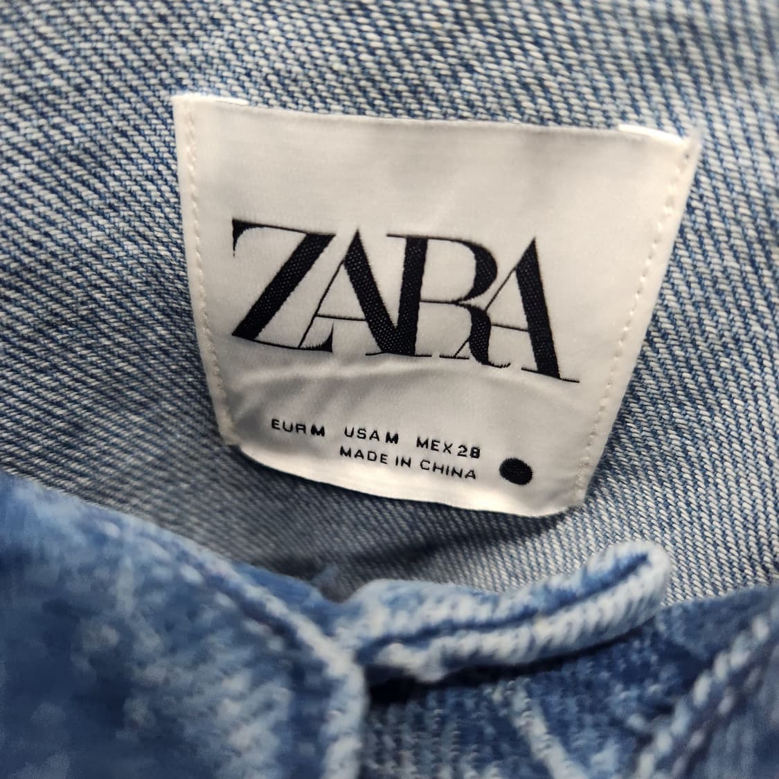 자라 ZARA 빅포켓 크롭 데님 자켓 M(2XL) 상품이미지6