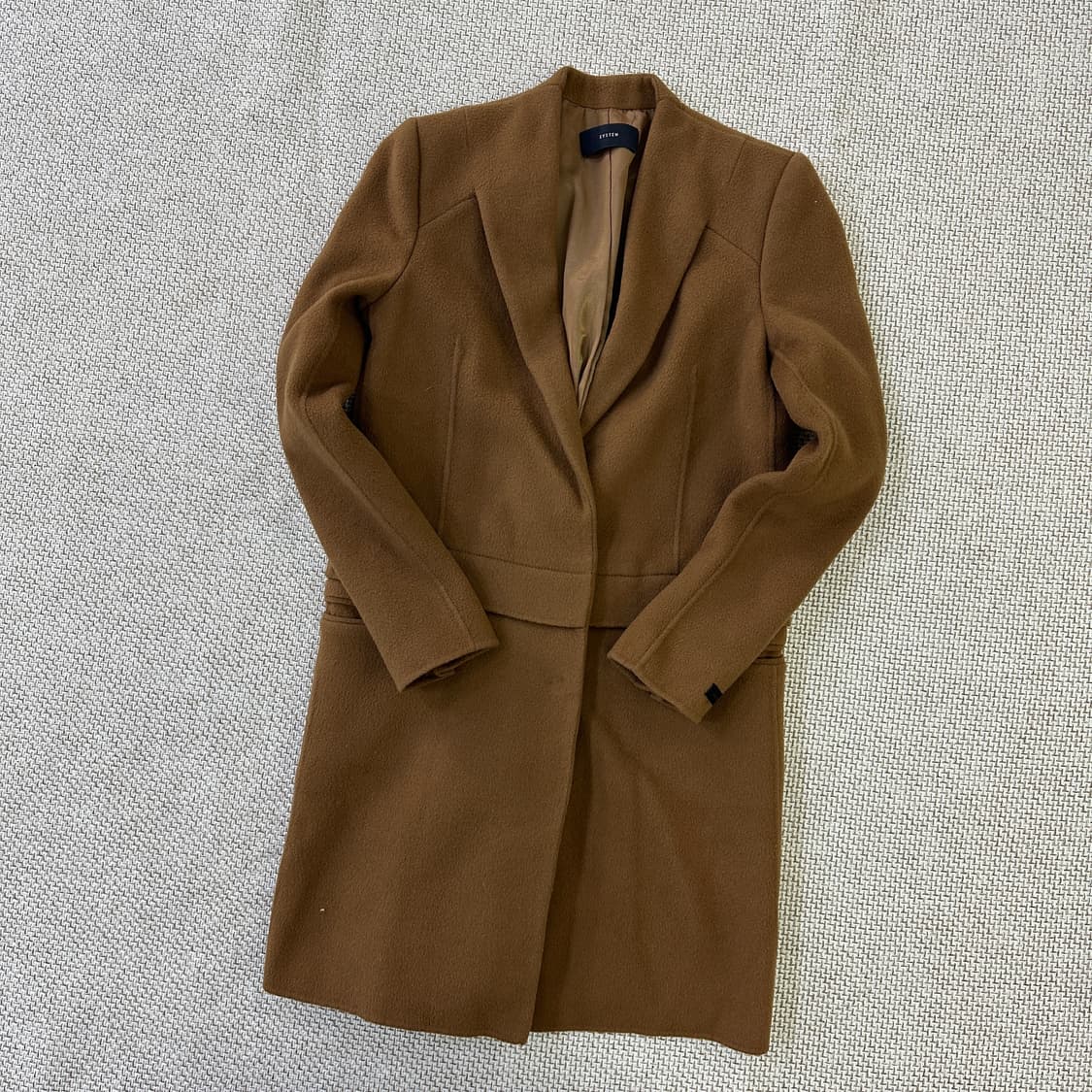 82-94-160 한섬시스템 울 코트 0327D 상품이미지1