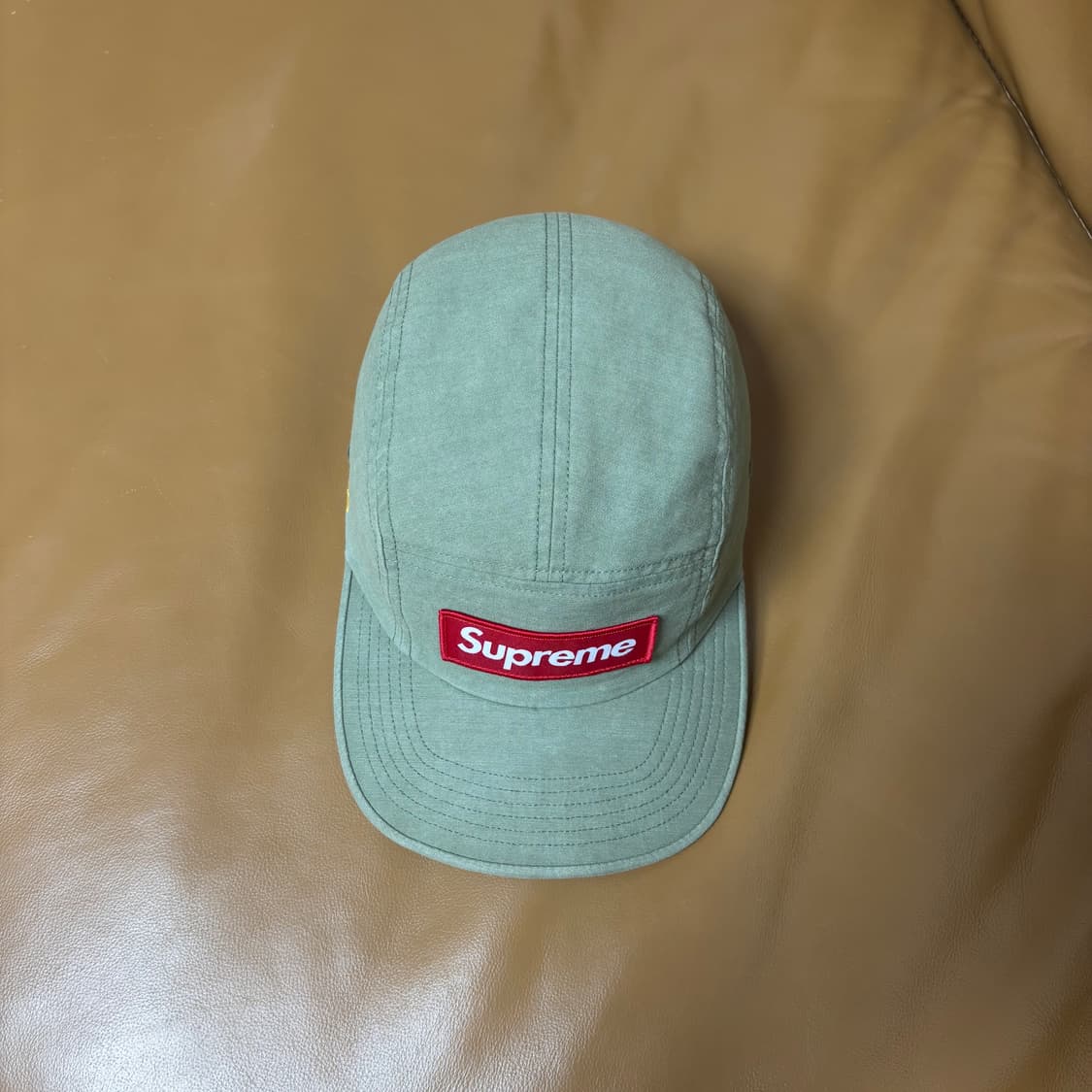 Supreme 20ss 밀리터리 워시드 카키 캠프캡 모자 (Khaki) 상품이미지5