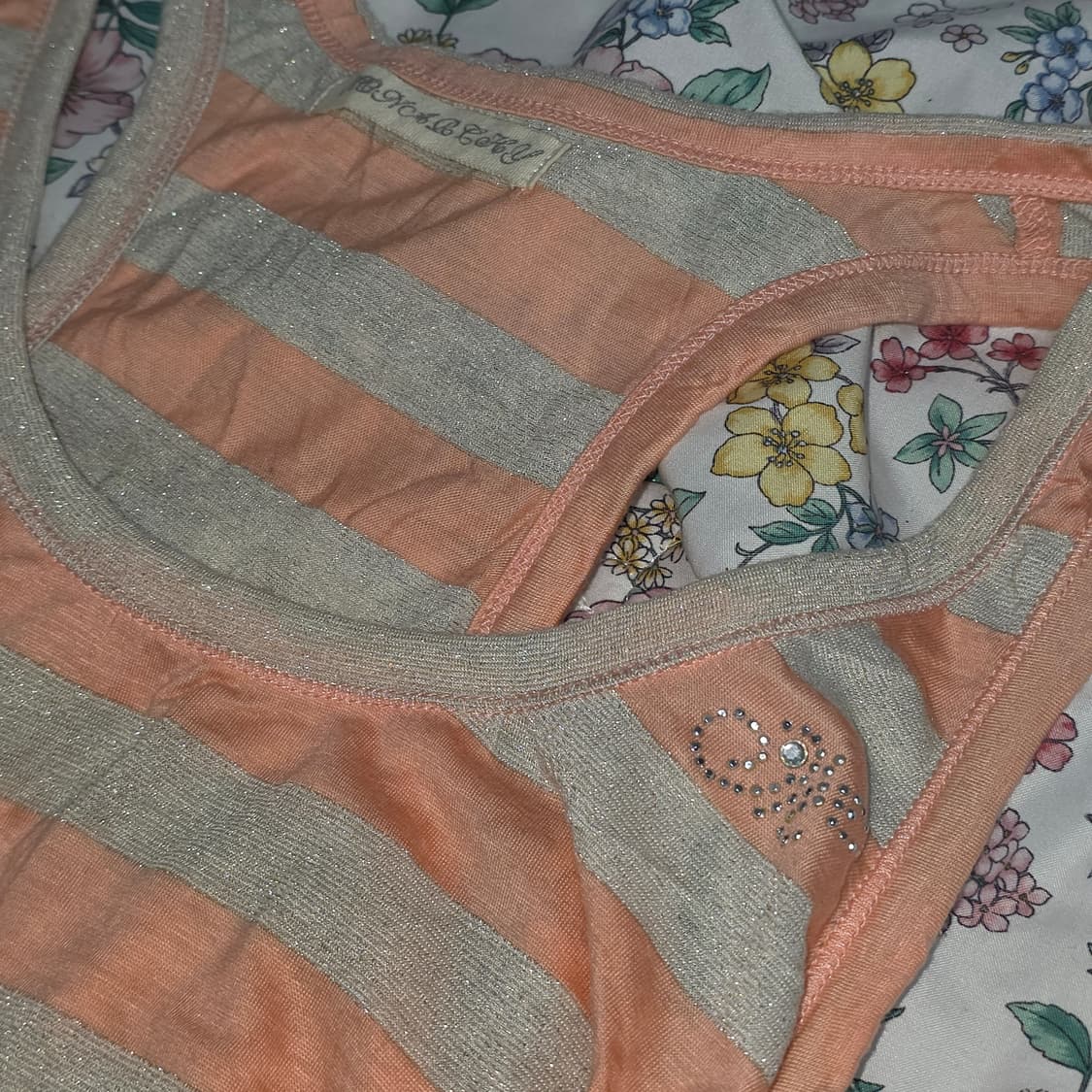 2만이상 구입시서비스**스트라이프 줄무늬 갸루모리걸st 롱슬리브리스원피스 상품이미지2