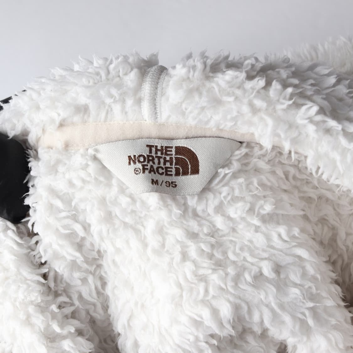 노스페이스 화이트 플리스 후드집업 M 상품이미지5