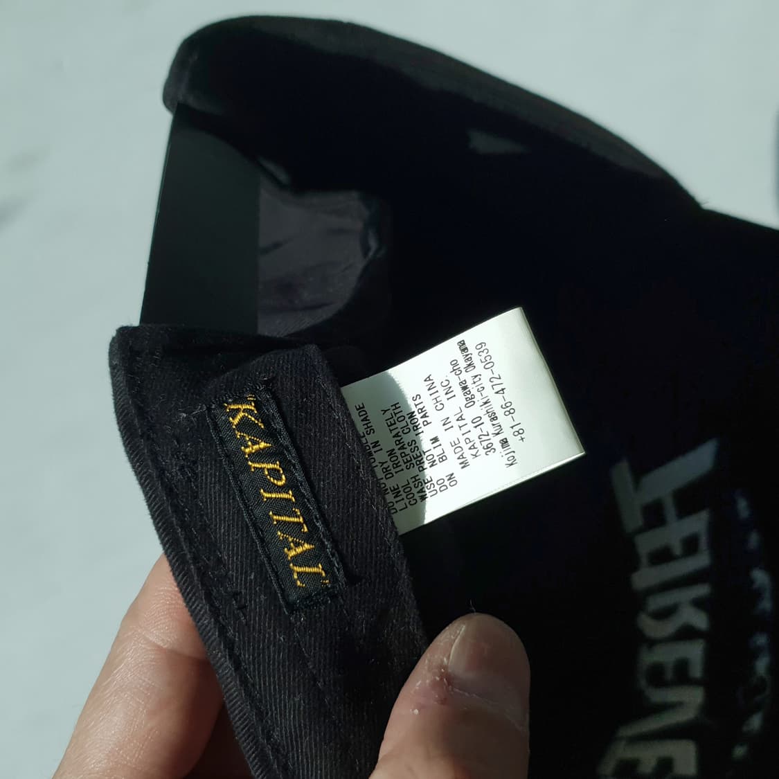 Kapital Forever Pannel Cap 상품이미지9