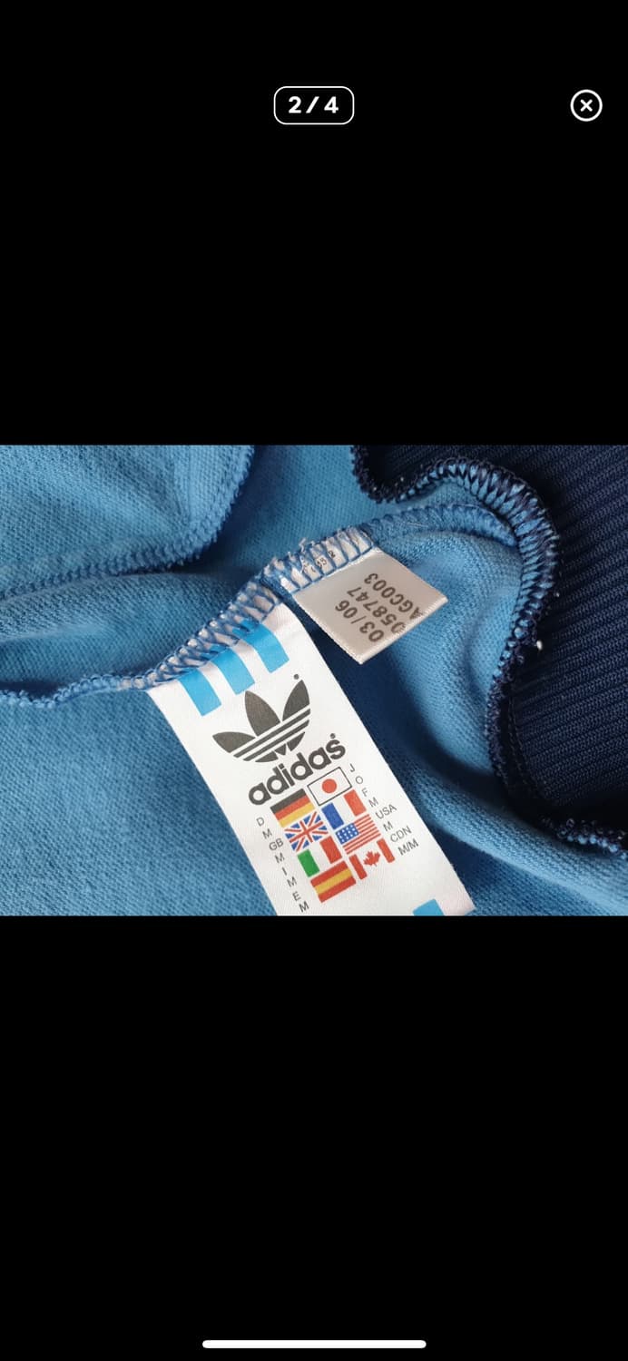 아디다스 베켄바우어 블루 네이비 트랙탑 져지 상품이미지2