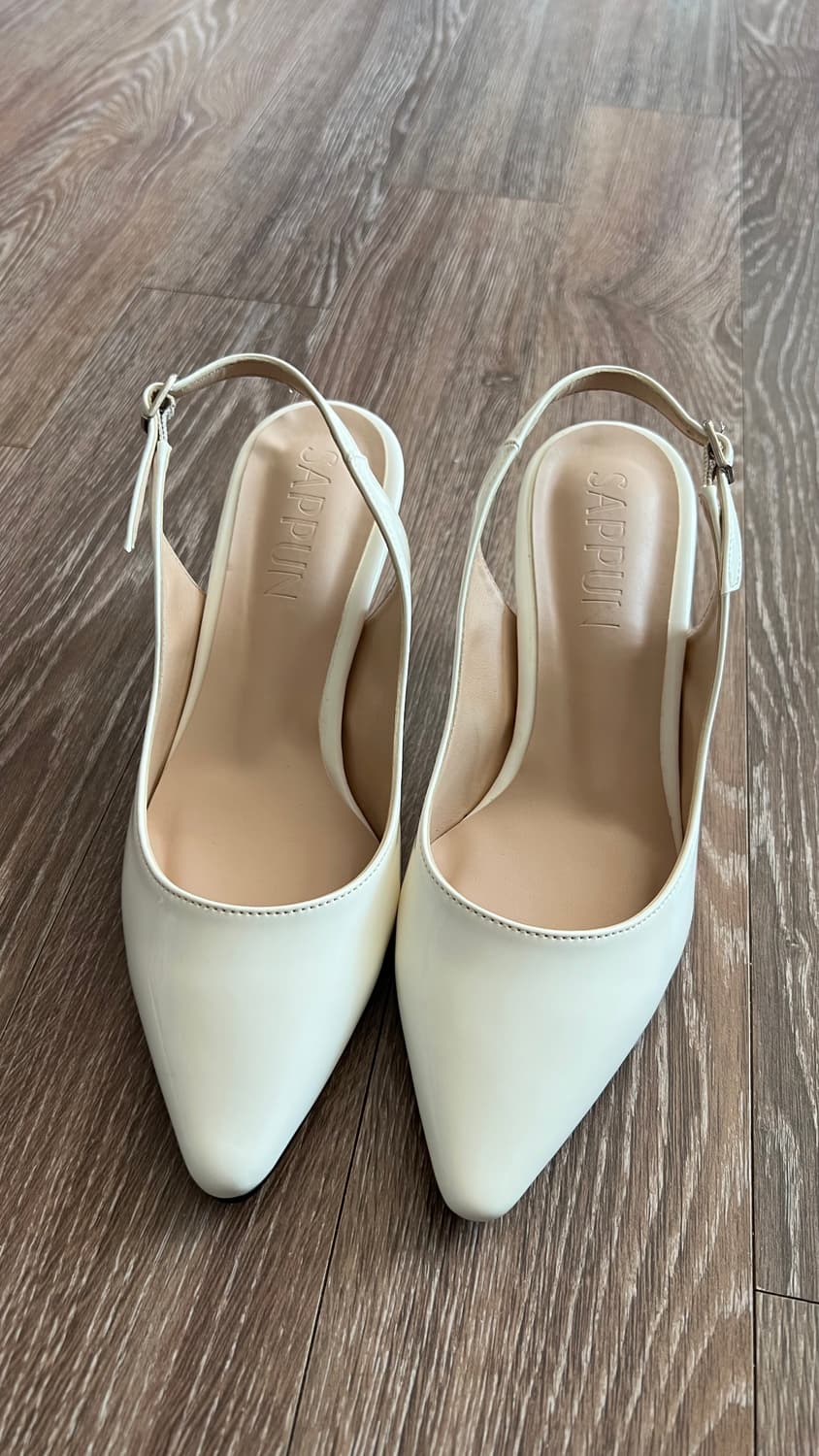 [새상품] 사뿐 로일즈 슬링백 스틸레토 6cm 220 상품이미지5