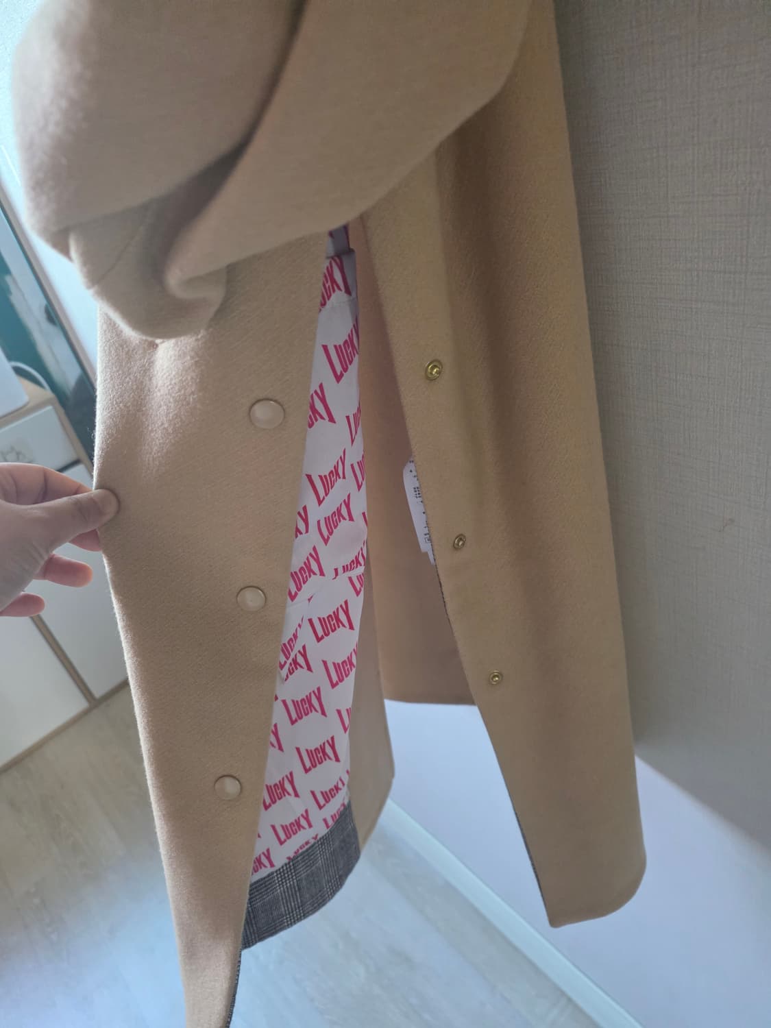 럭키슈에뜨 롱코트 상품이미지4