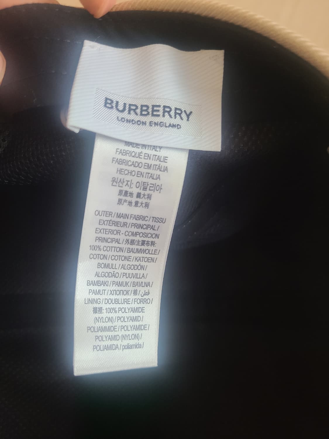 버버리 모자 상품이미지3