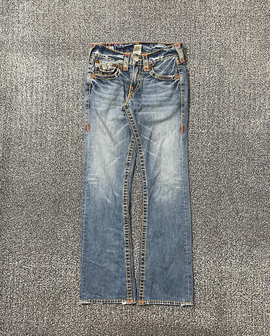 빈티지9. 트루릴리전 빌리 슈퍼 T 부츠컷 진 청바지 데님 팬츠 Y2K 상품이미지1