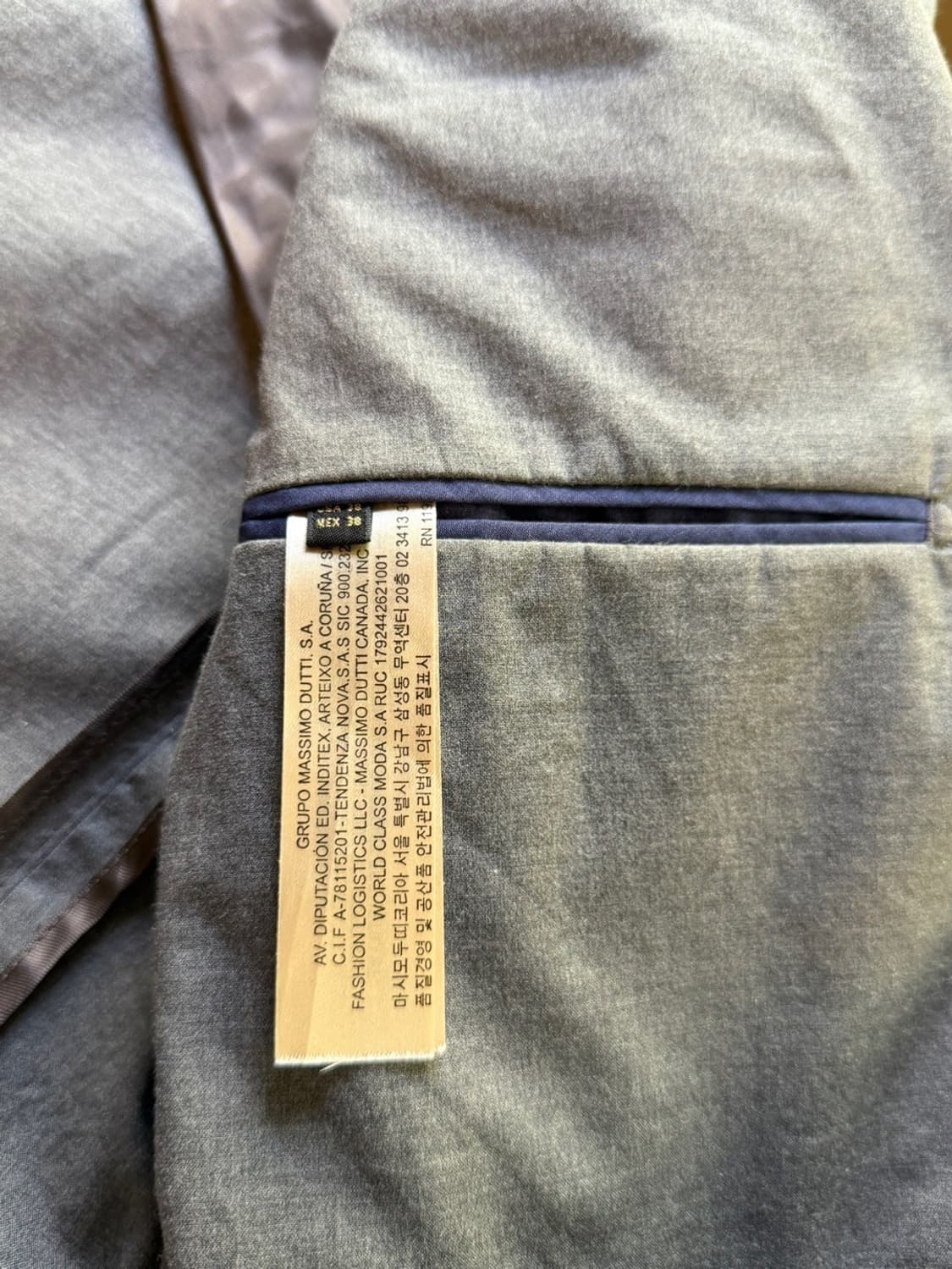 마시모두티 테일러드 자켓 100 상품이미지9