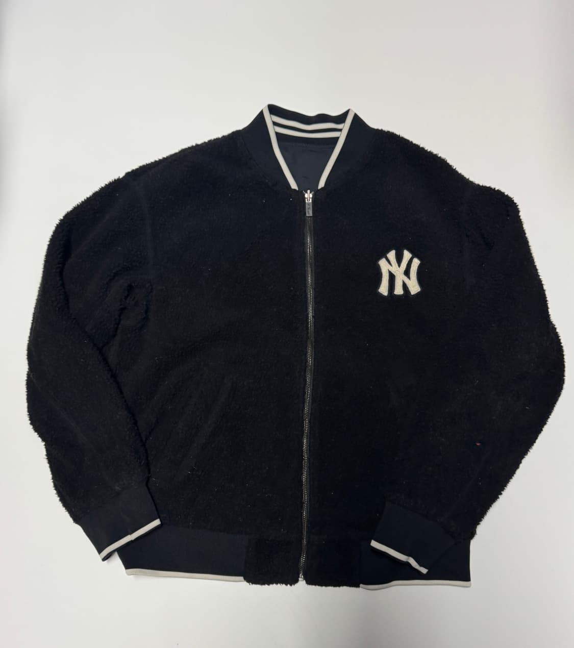 MLB 엠엘비 리버시블 양키스 플리스 바람막이 자켓 상품이미지1