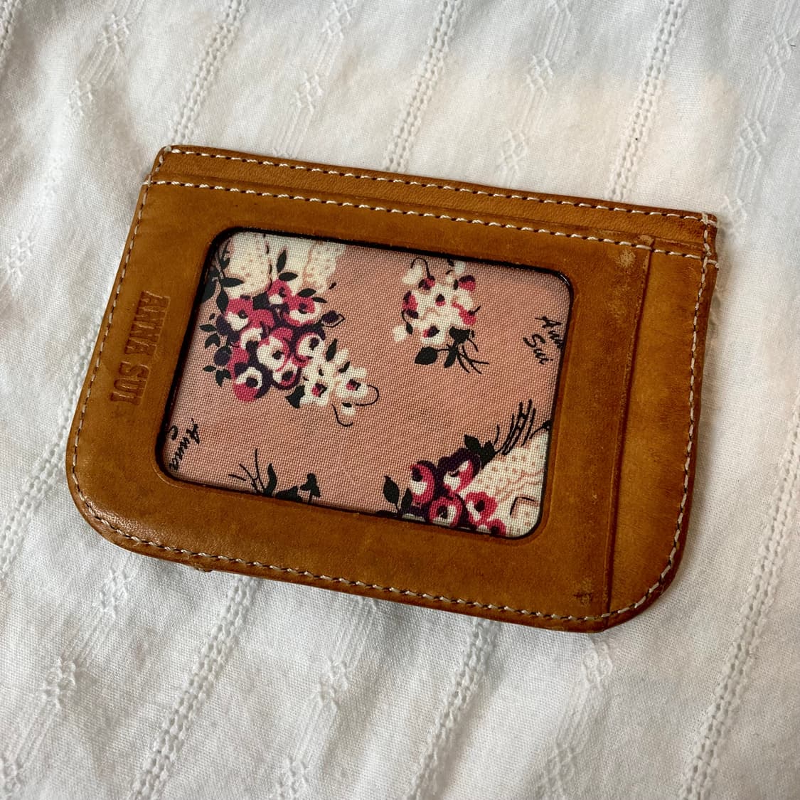 안나수이 빈티지 엔틱 브라운 카드지갑 상품이미지2