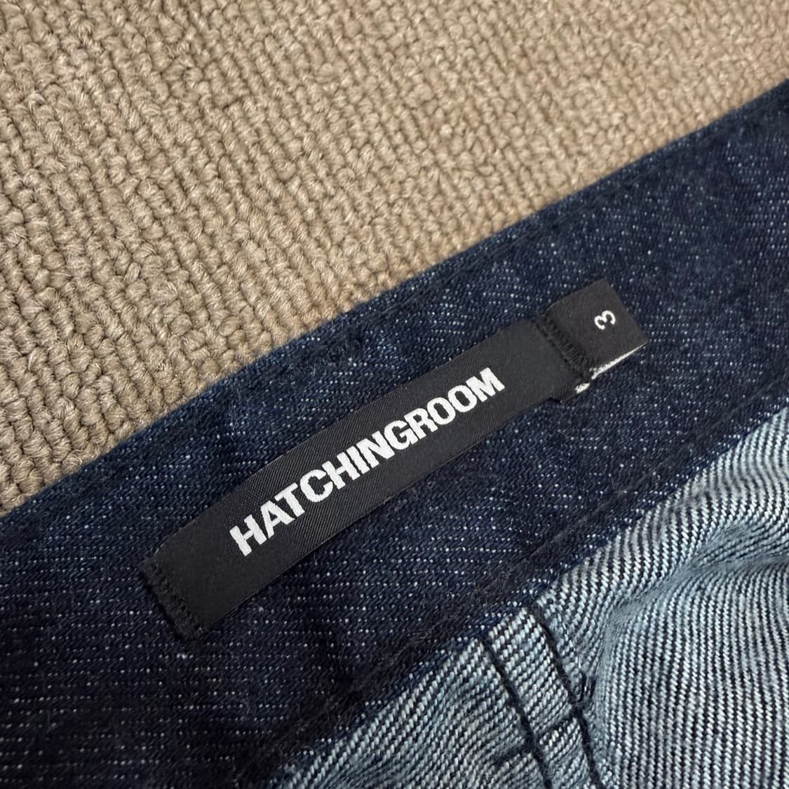 HATCHINGROOM 해칭룸 와이드 커브 데님 3 상품이미지3