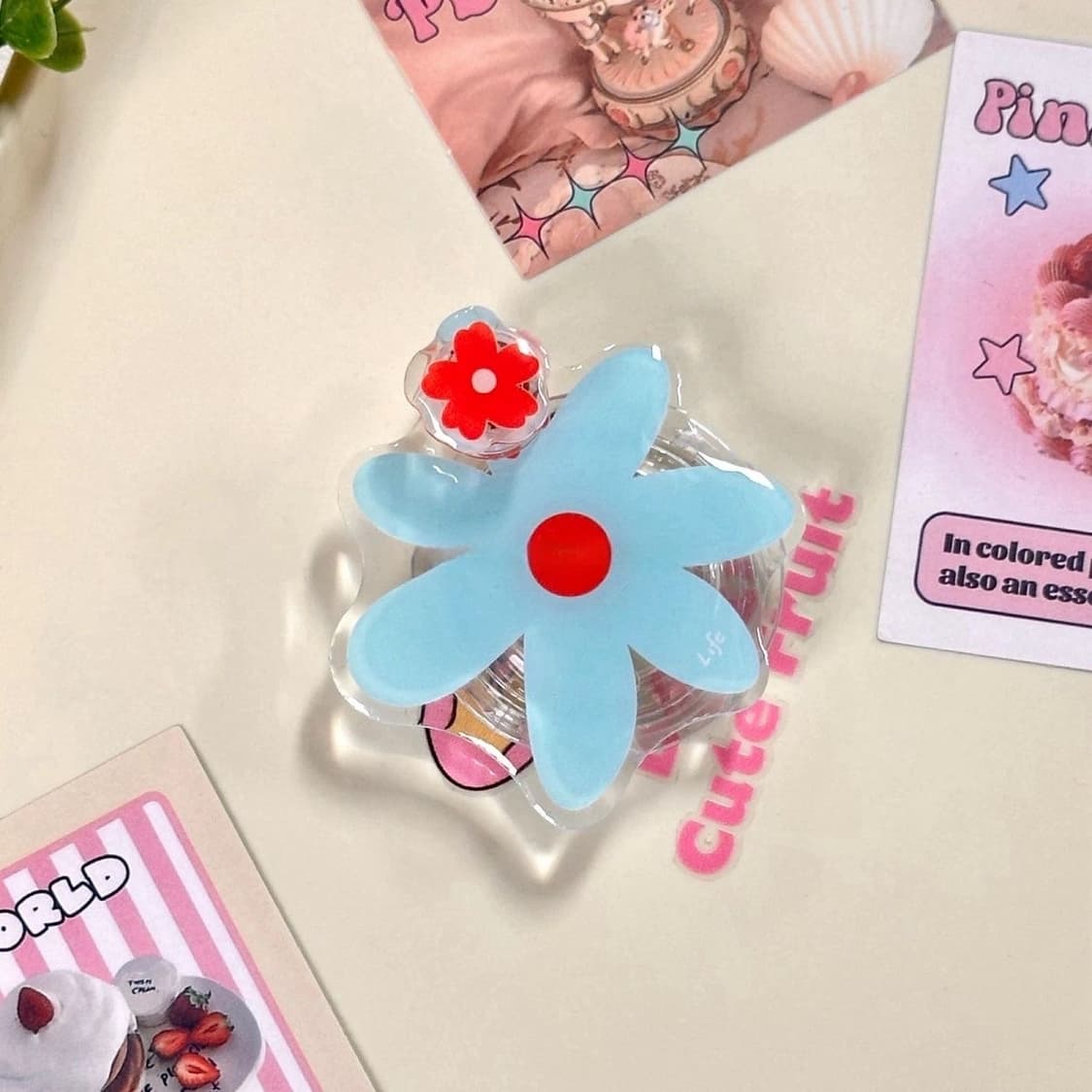 데이지 꽃 휴대폰 그립톡 상품이미지3