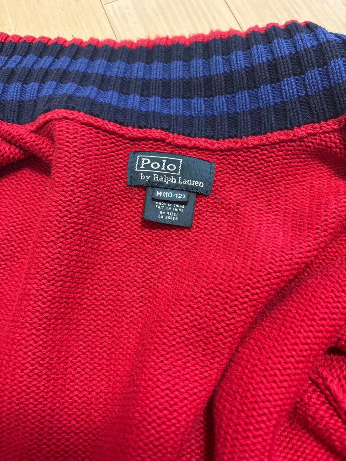 폴로 빅포니 레드 집업 상품이미지4