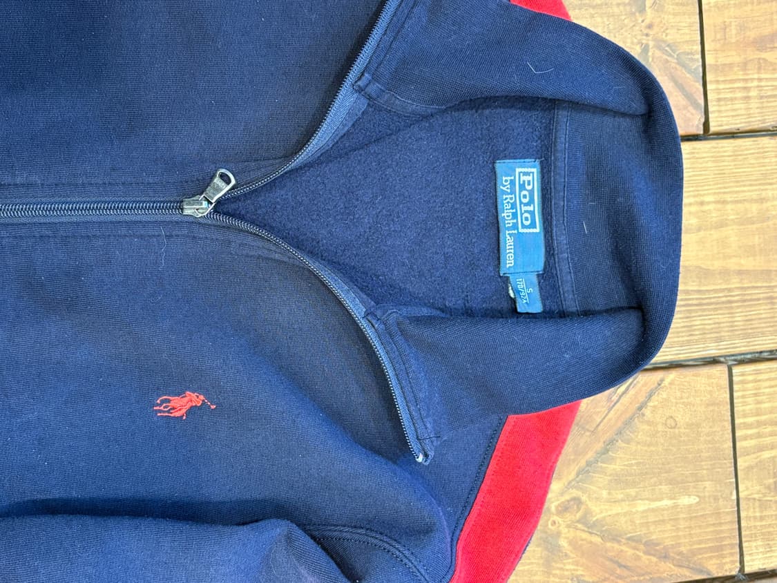 폴로 네이비 레드포인트 면집업 상품이미지7