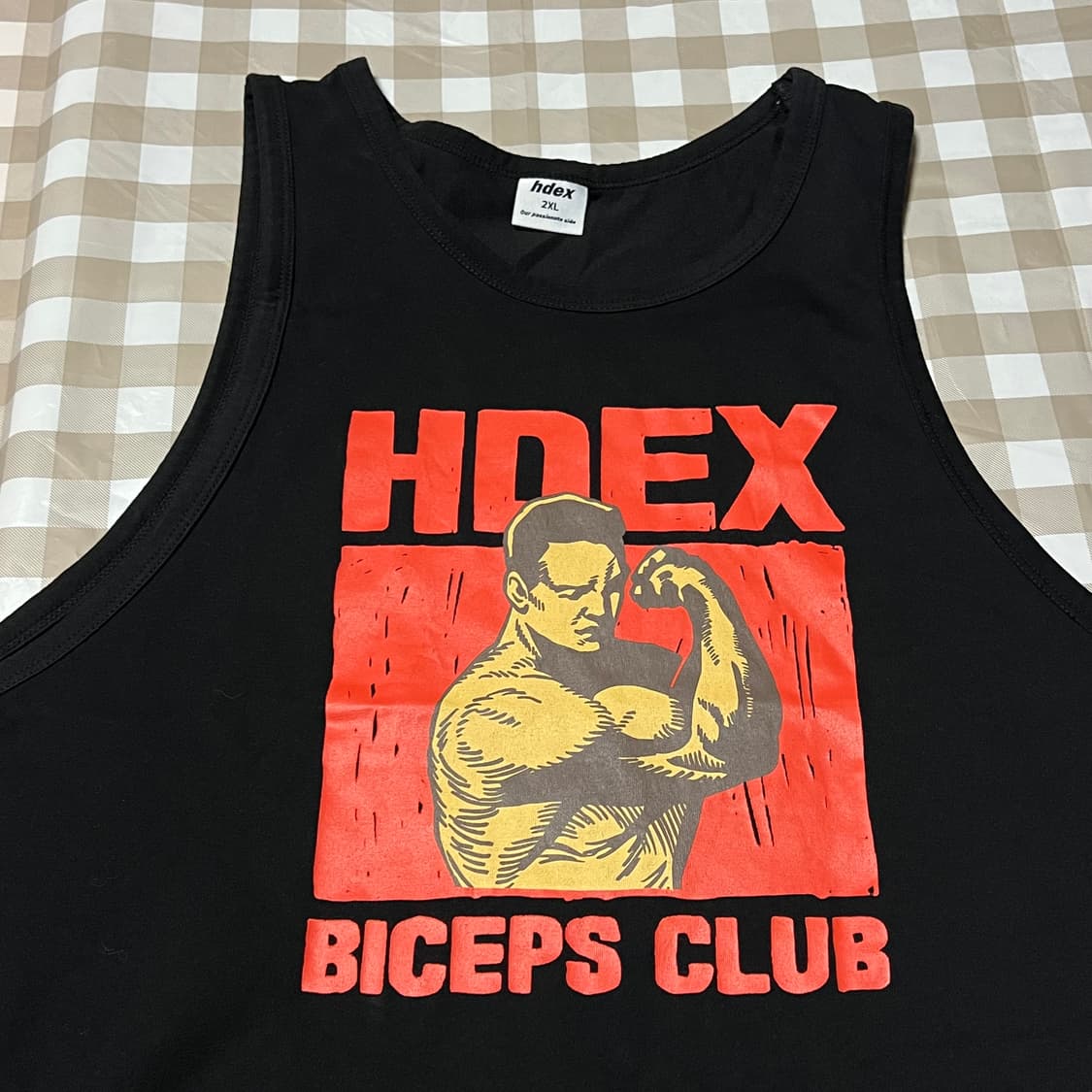 하덱스 바이셉스클럽 나시 2XL 에이치덱스 HDEX 조끼 헬스 머슬 상품이미지2