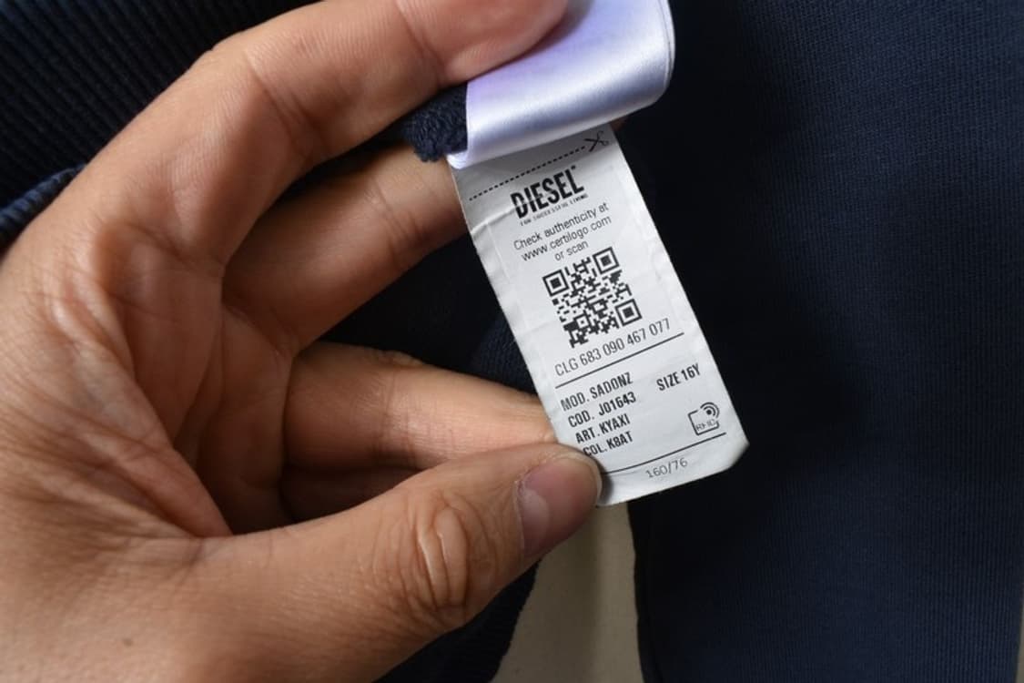 디젤 큐알 후드 집업 자켓 M0369 상품이미지7