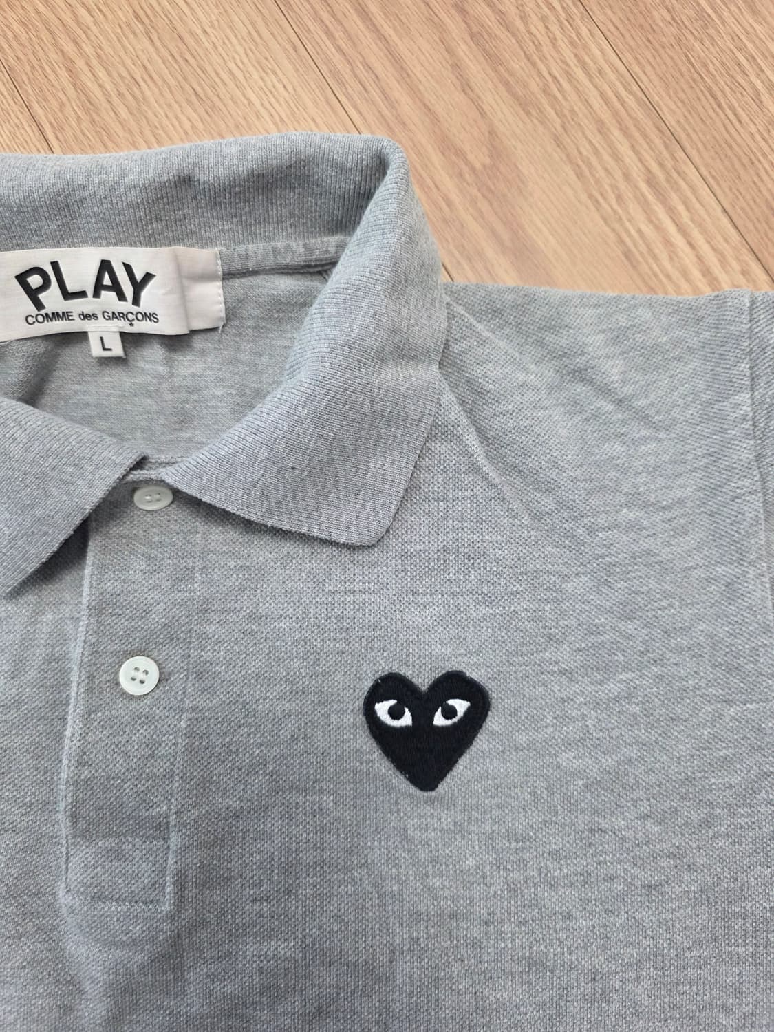 L)꼼데가르송 그레이 블랙와펜 카라반팔티/AZ T078 상품이미지2