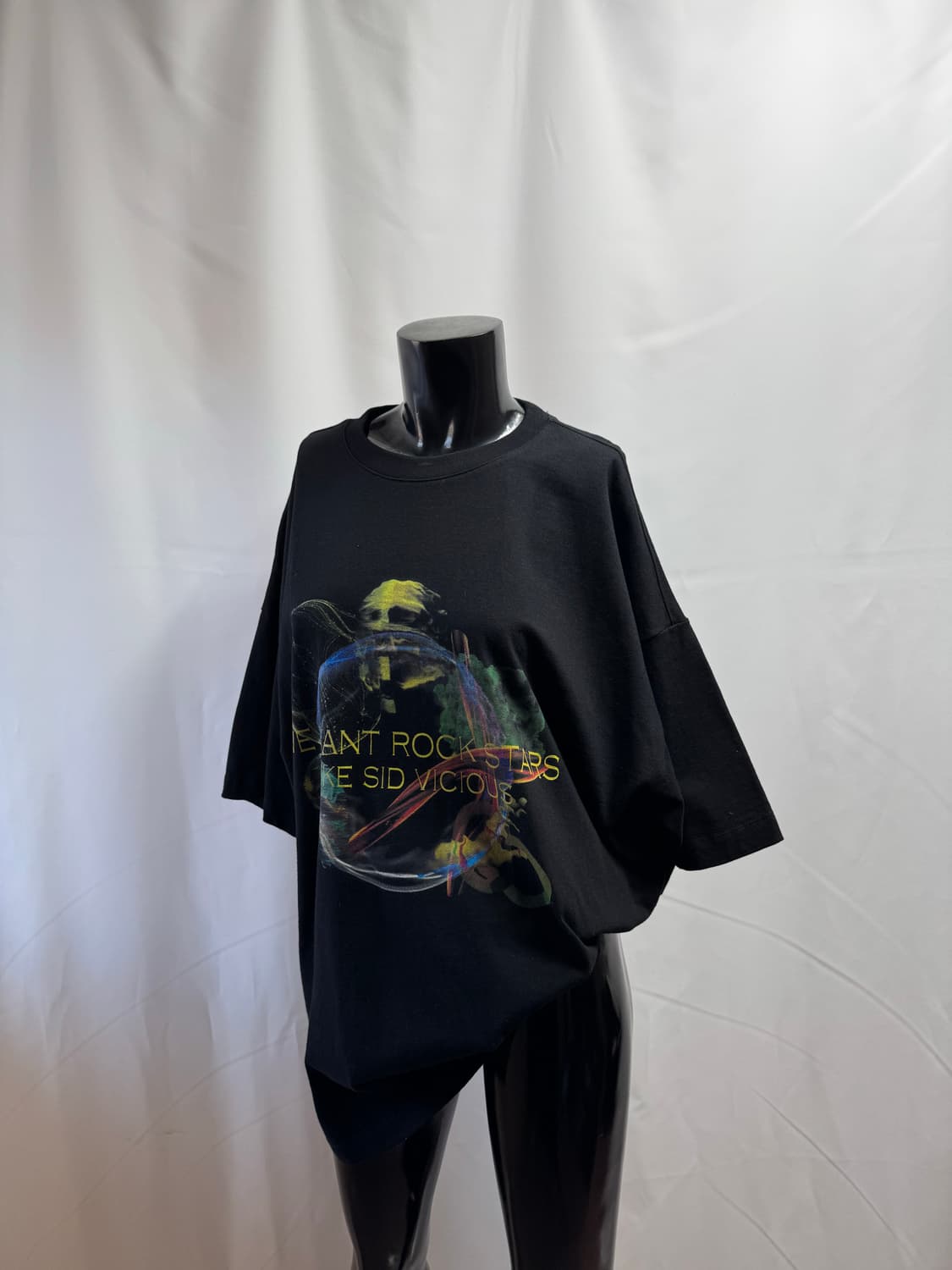 maison mined 메종미네드 펑크 스톰 프린팅 반팔 상품이미지1