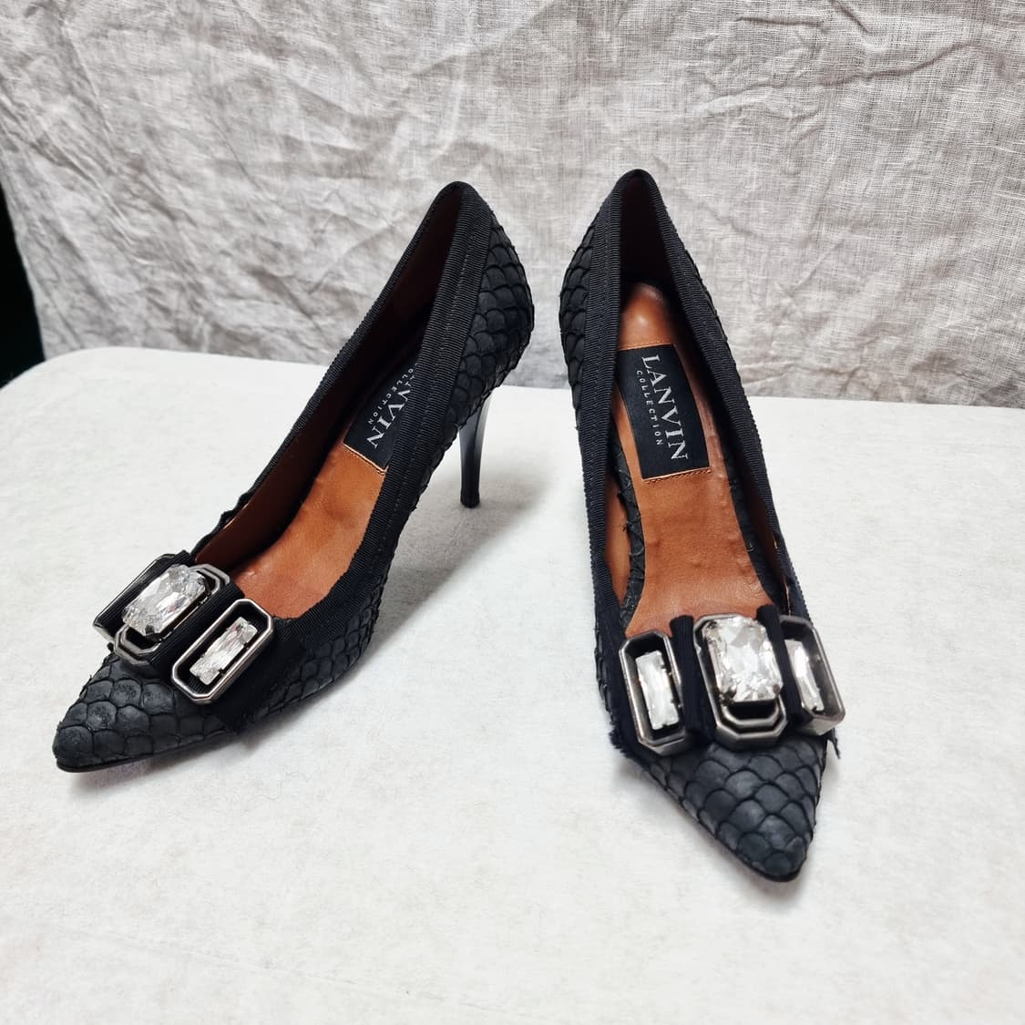 랑방컬렉션 구두 하이힐 스틸레토 슈즈 신발 (245mm) 상태최상 상품이미지1