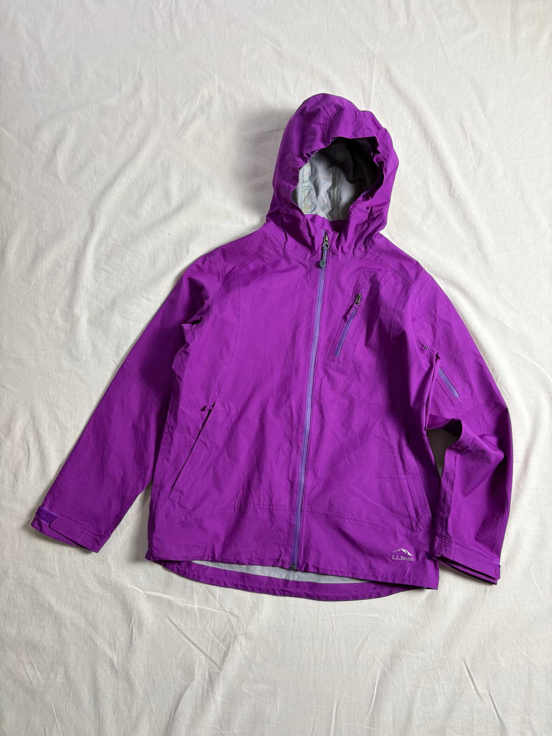 L.L Bean 엘엘빈 우먼 레인자켓 퍼플 M 상품이미지1