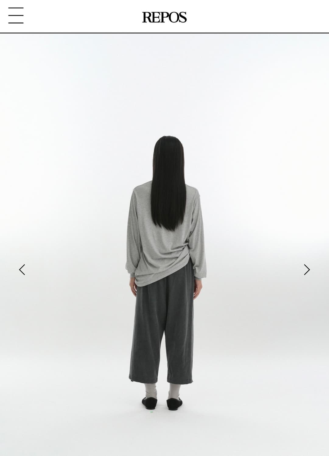 리포스) Cropped Joggers CH M 상품이미지2