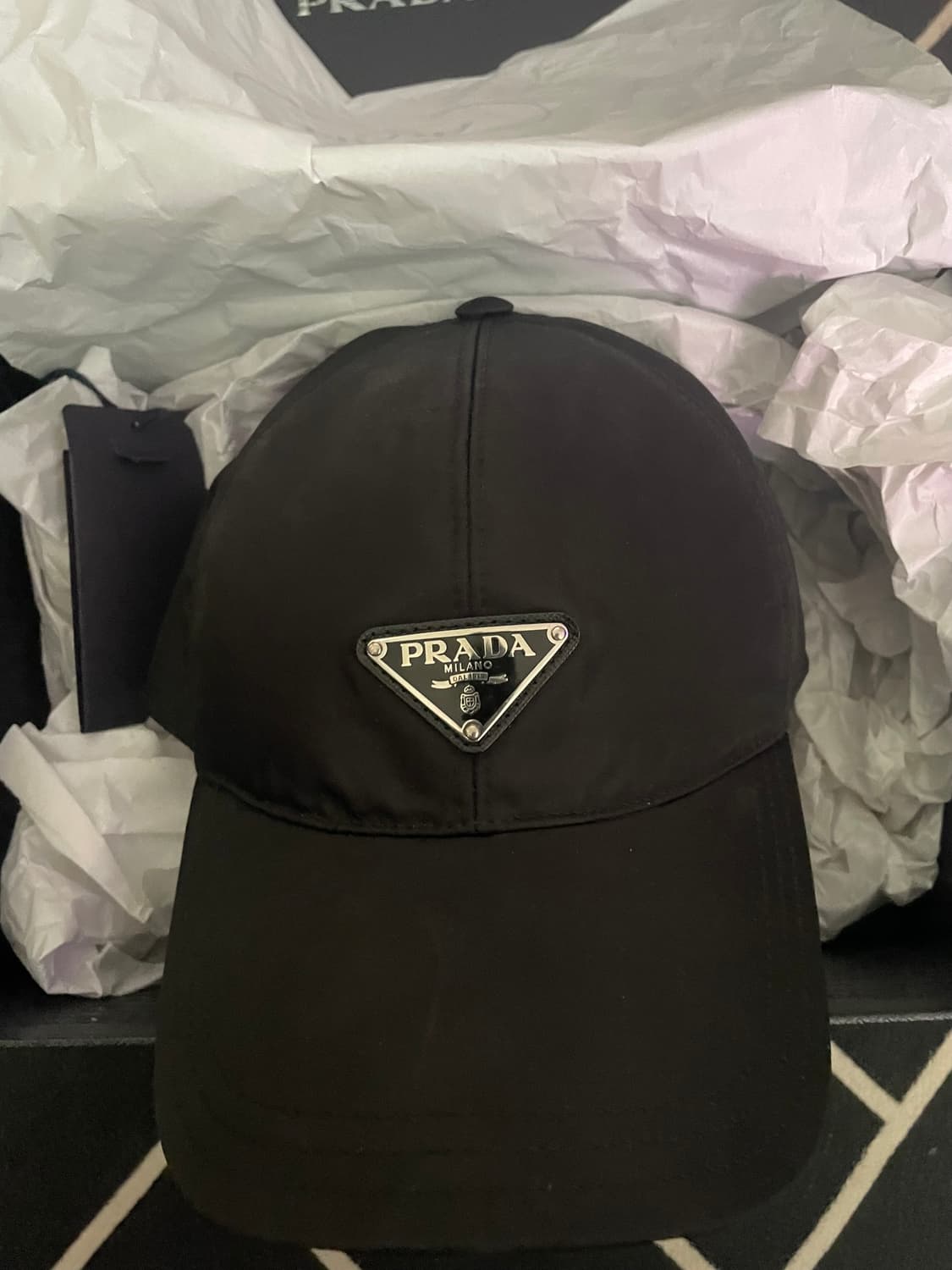 프라다 앞로고 볼캡 L 상품이미지1