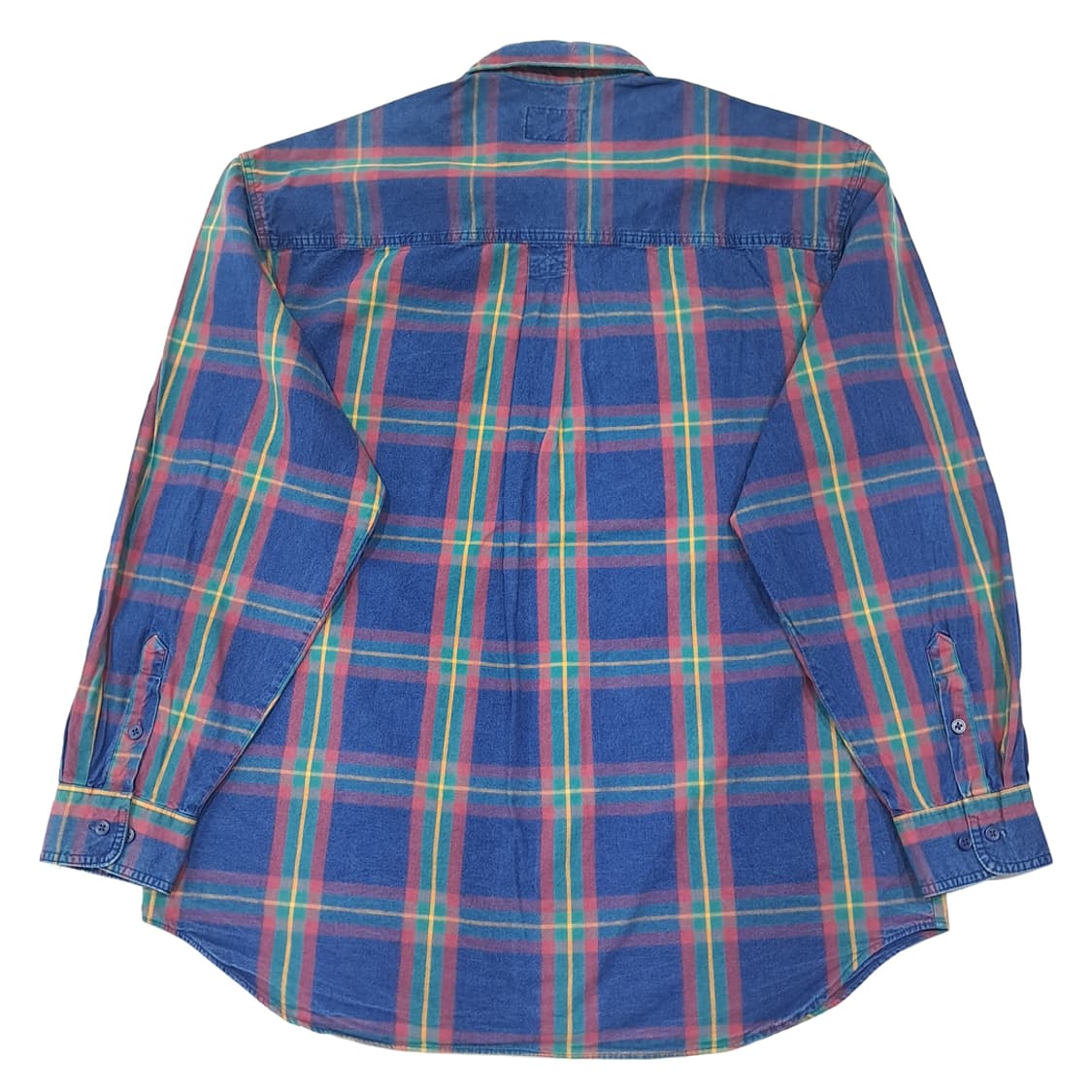 CL644 L 리 90s 미국판 인디고 샴브레이 체크 셔츠 남방 상품이미지7