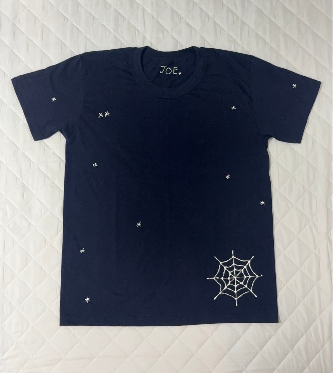 Custom 거미줄 반팔티 NAVY(003) 상품이미지2