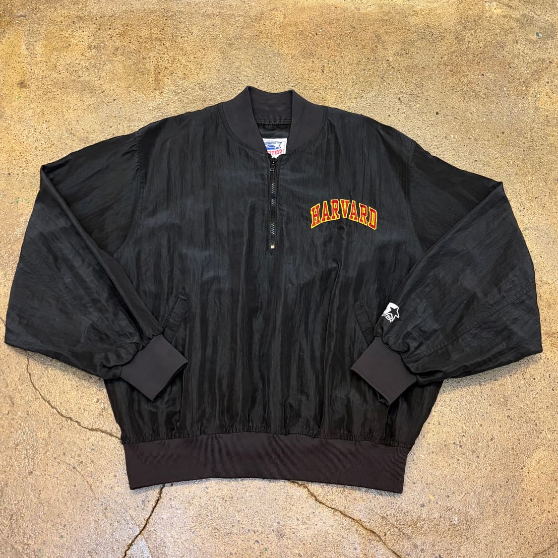 90s Made in USA 빈티지 스타터 하버드 아노락 바람막이 상품이미지1