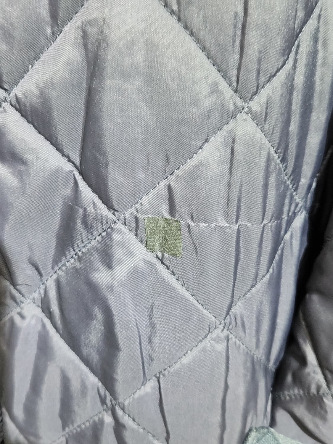 (XL) 바버 퀼팅자켓 네이비 코듀로이 카라넥 누빔점퍼  상품이미지5