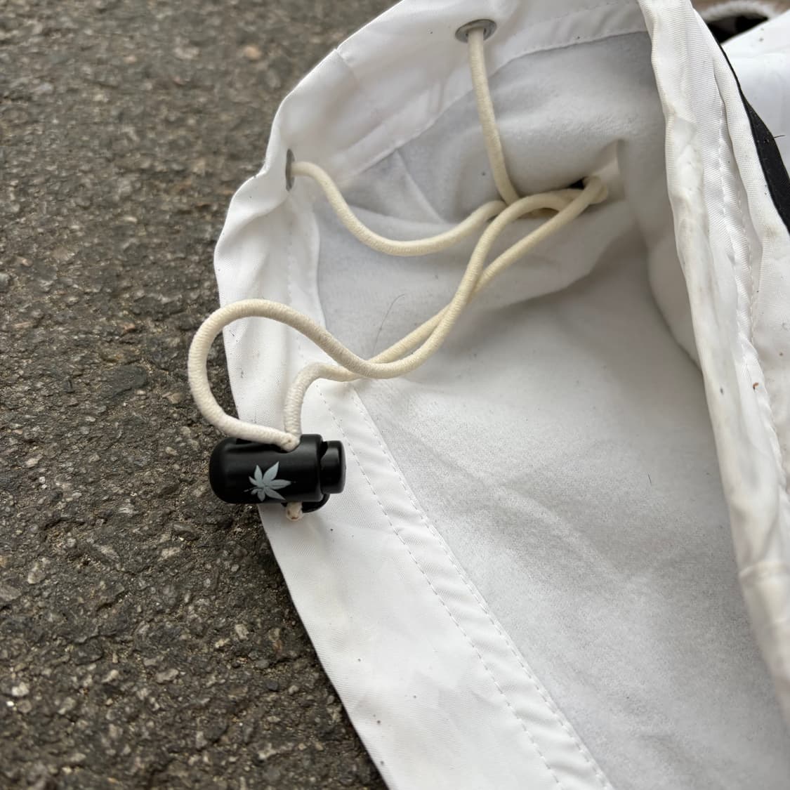 90s USA VTG 마리화나 자수 올드스쿨 오버핏 바람막이 L 상품이미지7