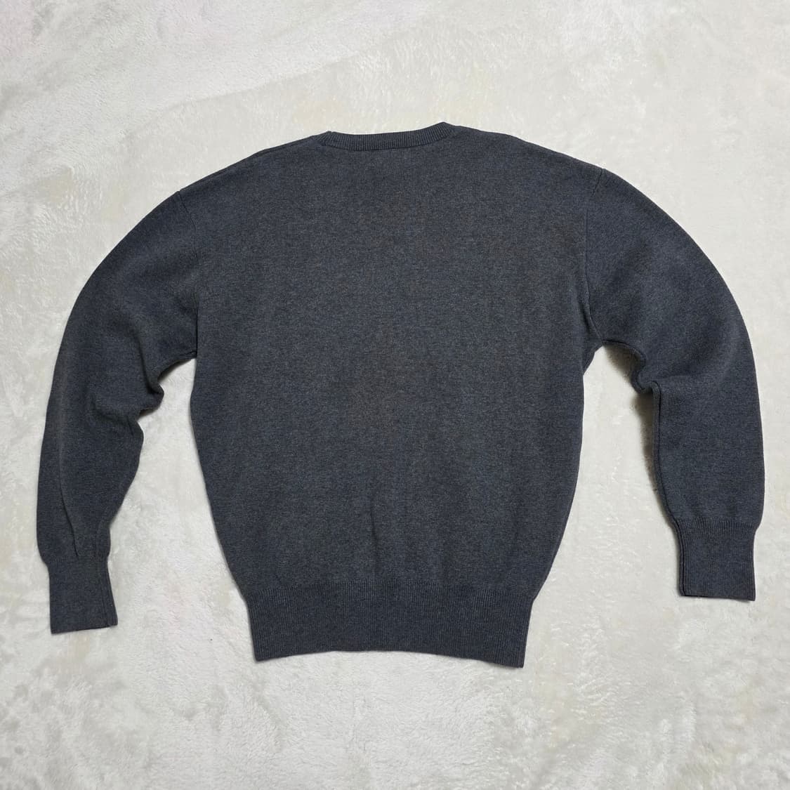 (L)론트 라운드넥 니트  상품이미지3